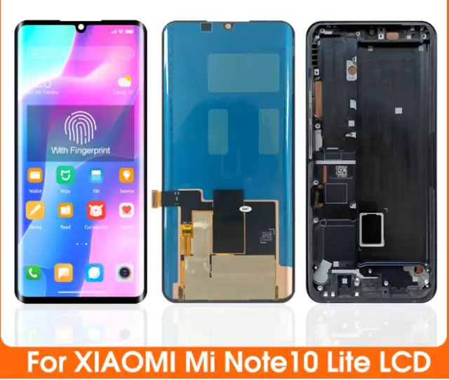 For Xiaomi Mi Note 10 Lite M2002F4LG LCD Display Screen Touch Screen 6.47"+Frame