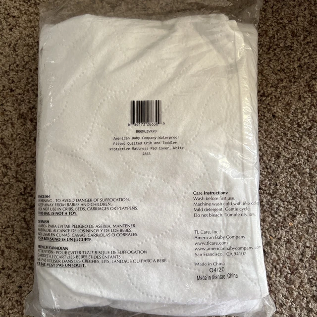 Cubierta protectora impermeable para cuna y niño pequeño American Baby Company