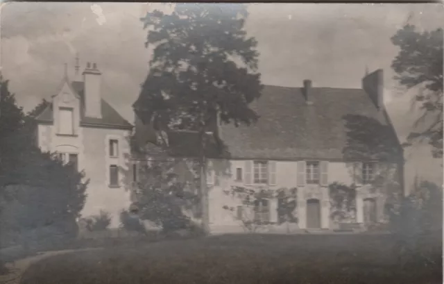 CPA 58 Carte Photo Chateau de la Pointe (Nievre) La Charité sur Loire en 1921