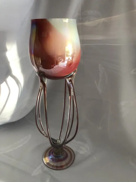 Exceptionnel Vase En Cristal De Murano Boum Glass 2