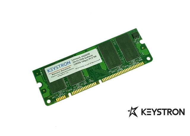 1022298 128MB 100pin DDR SODIMM Memory for Lexmark E260 E260D E260DN Printer