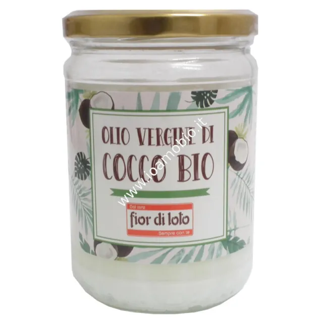 Olio vergine di Cocco Biologico 410g - Condimento per piatti esotici