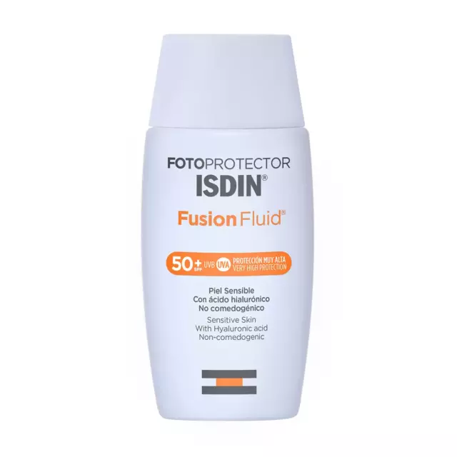 Protector solar fluido Isdin Fusion FPS 50+ 50 ml