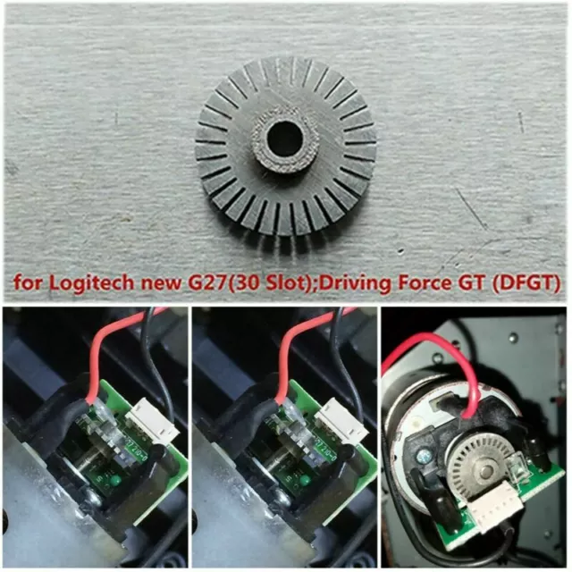 30-Slot Steering Wheel Optical Encoder for Logitech G27 (NEW) / Driving  Force GT (DFGT) Racing Car Games 304 Stainless Steel