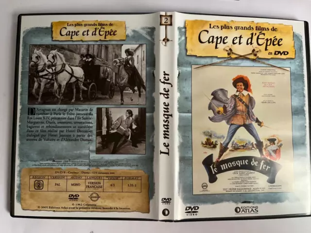 Dvd Film Le Masque De Fer Jean Marais Comme Neuf Collection Cape Et D Épée