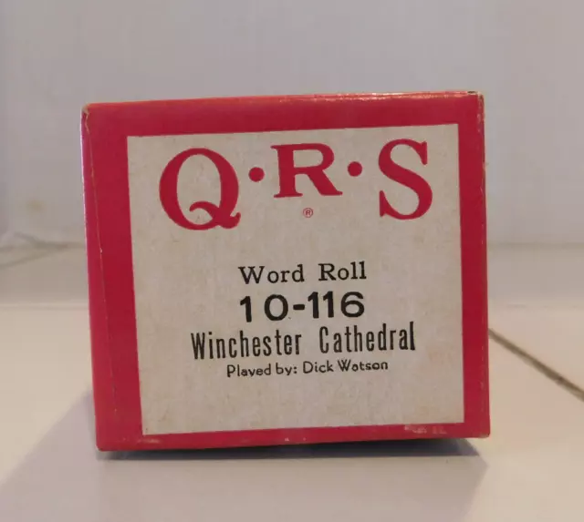 QRS 10-116 "Winchester Cathedral" Player Piano Roll