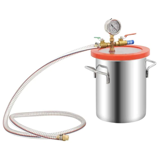 AX Camera Vuoto 5.5L Degassante Incapsulamento Vacuometro Olio Misuratore 152092