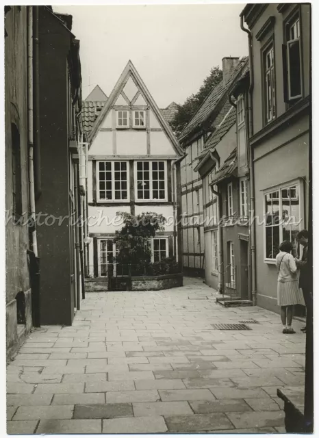 Bremen - Casas Calles Edificio - Antiguo Foto 1960er