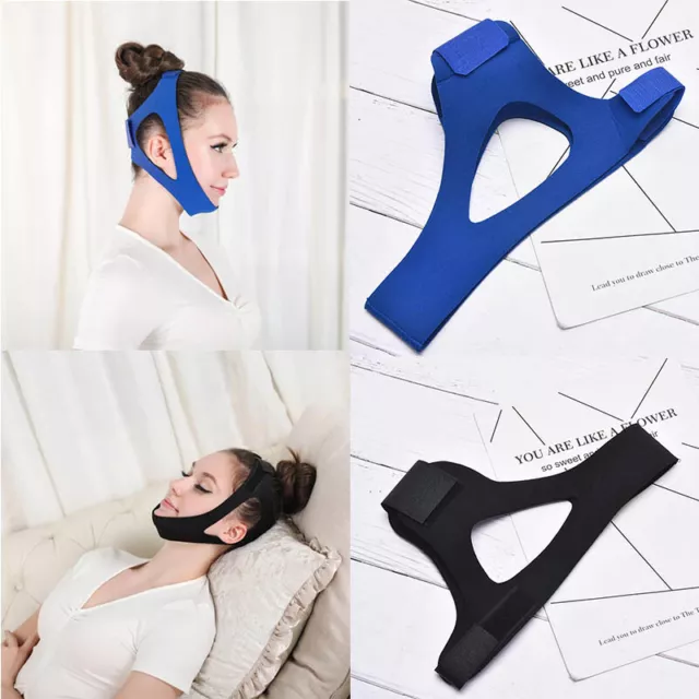 Anti Snoring Belt Triangular Chin Strap Sleep Support Straps Night  Aid Tool*_*