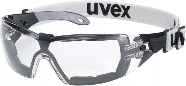 Lunettes de protection avec protection UV gris, noir Uvex pheos