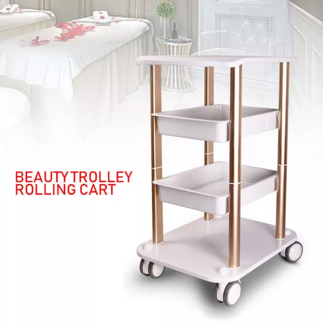 4 Layers Pro Trolley Cart Stand For Ultrasonic Cavitation RF Beauty Spa Device