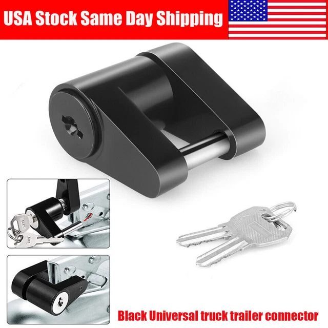 TRAILER HITCH COUPLER Lock Caravan Boat Tow Towing Rv Latch Tongue