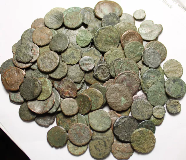 1 genuine ancient Roman coin Random from the lot pictured Free economy shipping