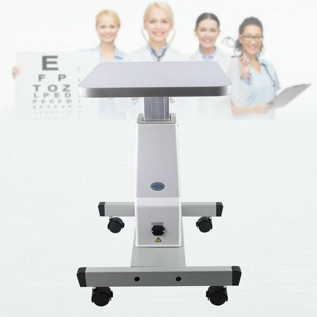 AC 110V Optical Motorized Table Electric Power Work Stand Mobile Instrument