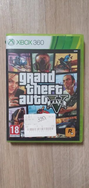 Jeu XBOX360 Grand Theft Auto GTA V complet avec notice et carte