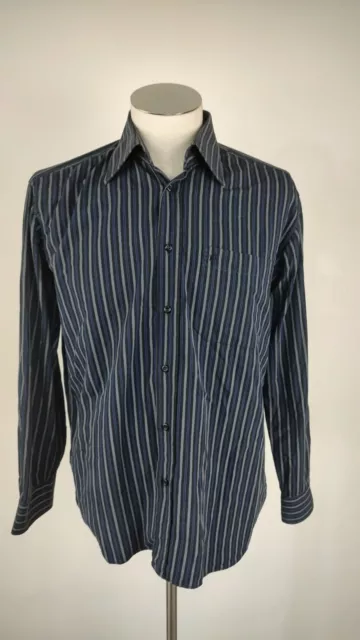 Rocco Barocco Men's Shirts Size 15.5/39 Man Casual Vintage Shirt