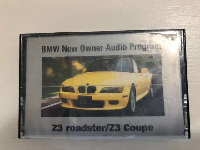 BMW Z3 Roadster/Coupe Owners Manual Cassette Tape BMW Z3 Roadster/Coupe Owners Manual Cassette Tape