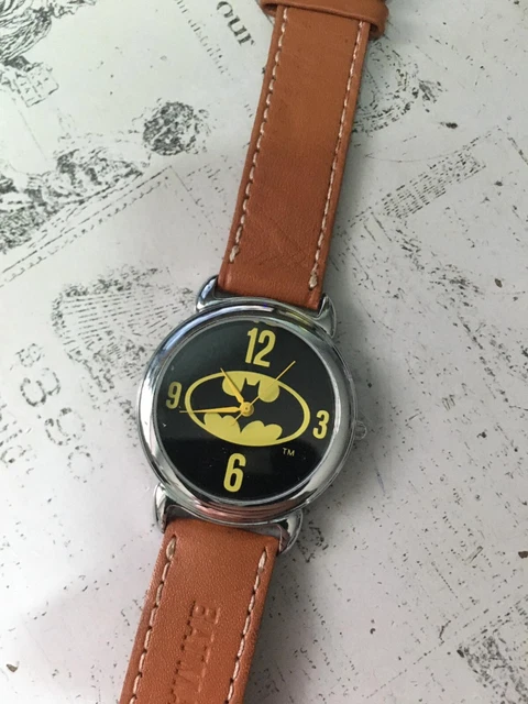 MONTRE DC COMICS Incl Batman Homme 36 MM Quartz Vintage Neuf
