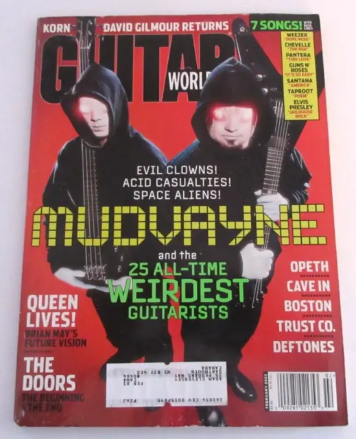 Guitar World Magazine Mudvayne Cover February 2003