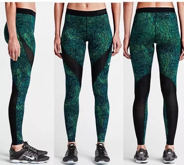 Nwt Women's Nike Pro Hypercool Tidal Multi Training Tights Dri-Fit Size Xs