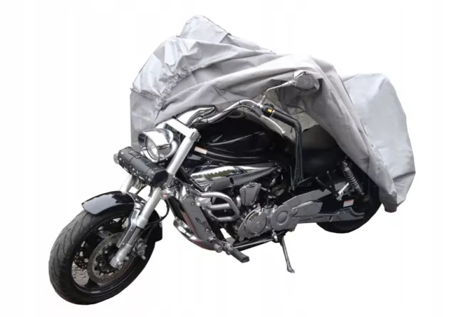 Moto Housse de Protection Bâche pour Moto Bâche Revêtement Garage Taille L