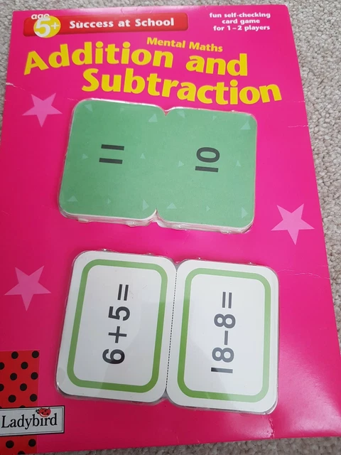 ADDITION AND SUBTRACTION Ladybird Cards Mental Maths calculation ...