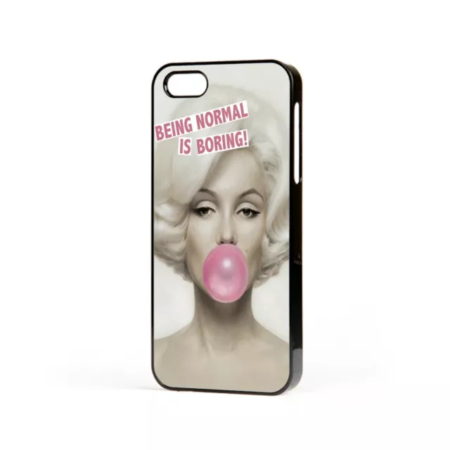 NEW Marilyn Monroe ipod 5th generation case - Being Normal Is Boring - UK Seller