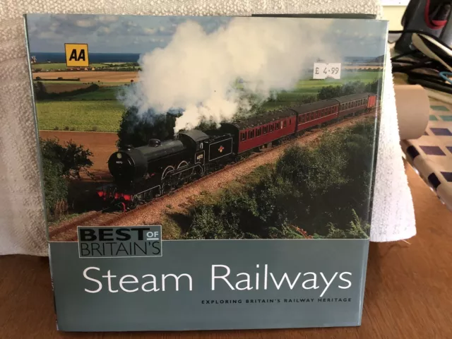 BEST OF BRITAINS STEAM RAILWAYS. C Garratt. Hardback 2006.