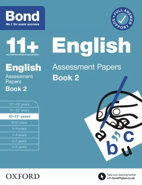 Bond 11 English Assessment Papers 10-11 Years Book 2 - New Paperback - I245z