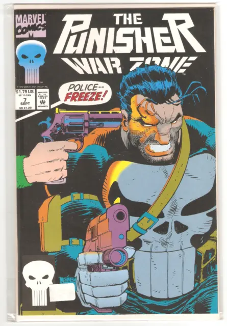 Punisher War Zone (1992 1St Series) #7 Sep 1992 High Grade Marvel Comic 9.4 Nm
