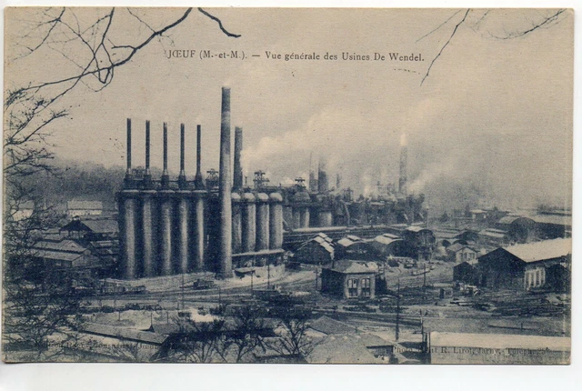 JOEUF - Meurthe and Moselle - CPA 54 - view of the Wendel factories