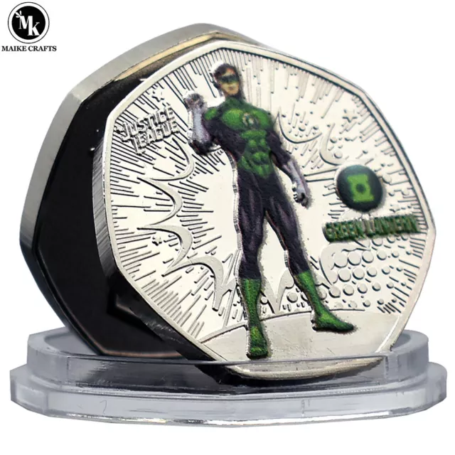 New Green Lantern Commemorative Coin DC Justice League Challenge Coin Collection