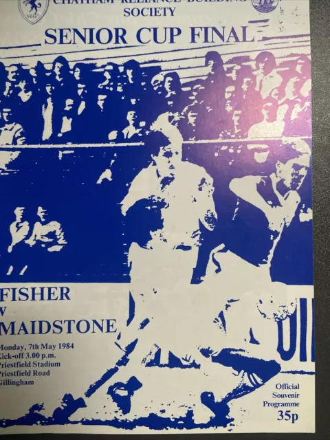 Fisher Athletic v Maidstone United(Kent Senior Cup Final 83/4)7/5/84 @Gillingham