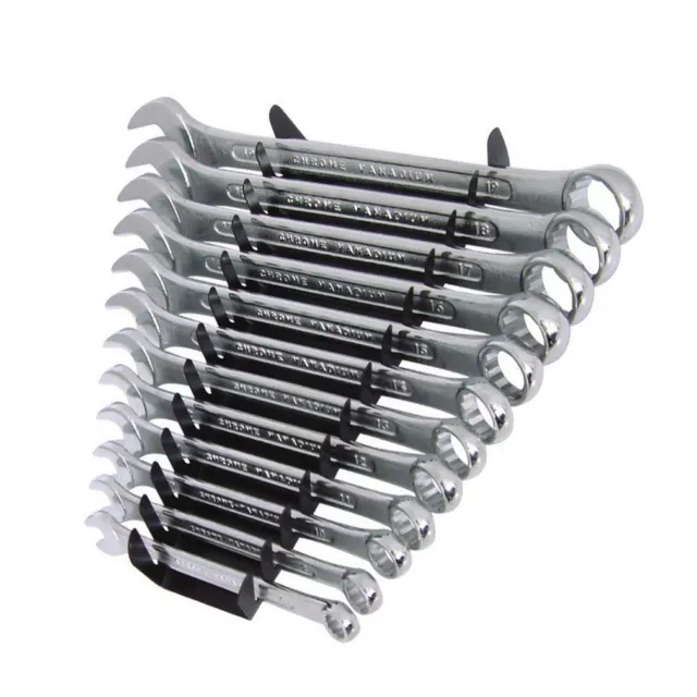 11 PIECE METRIC COMBINATION SPANNER SET HEX WRENCH SET VANADIUM 6-19mm U39