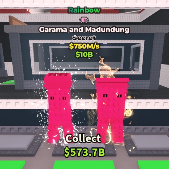Garama Papercraft ROBLOX STEAL A Brainrot: Rainbow Garama and Madundung w/ Mutation ...