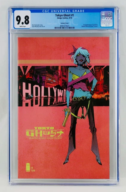 Tokyo Ghost #1 CGC 9.8 White Pages Variant Cover Image Comics NM/MT Key Grail