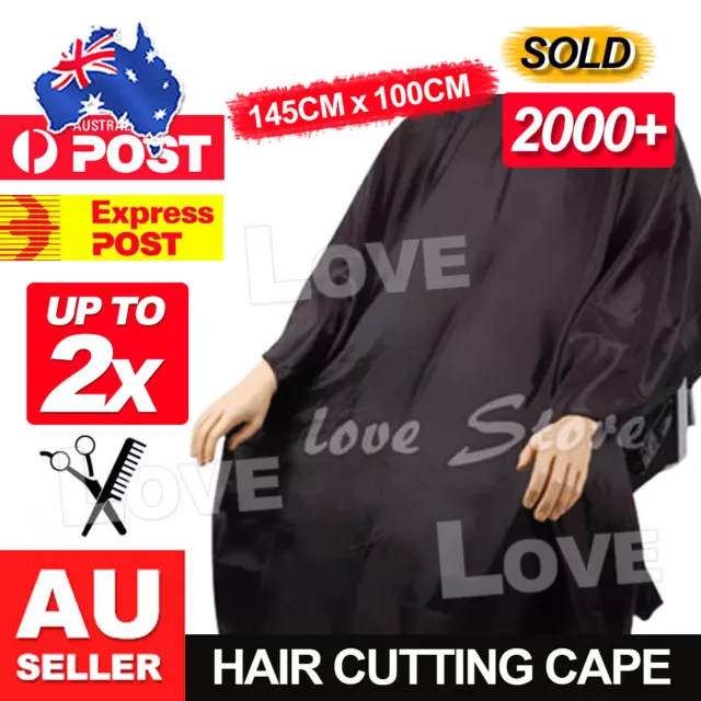 OZ Barber Gown Cloth 2x Hair Cutting Hairdressing Cape Nylon Styling Pro Salon