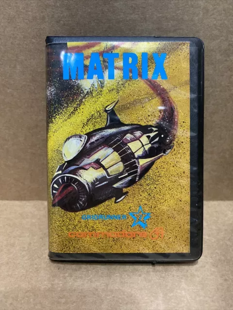 ⭐️Matrix - Commodore 64 Cassette - 1983 - Untested