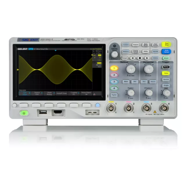 Siglent SDS1104X-E Oszilloskop (4 Kanäle, 1 GS/s, 100 MHz)