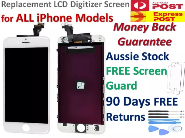 For Genuine iPhone 7 Plus 8 6+ 5s LCD Touch Screen Replacement Digitizer +Tools