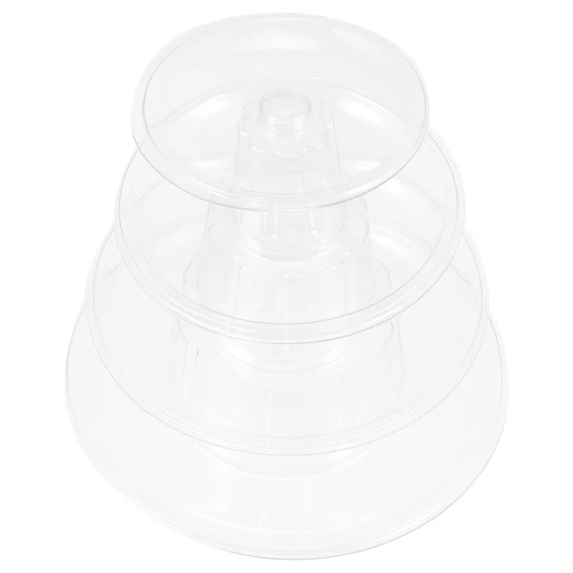 Estante multifunción de postres para exhibición de macarrones de cuatro etapas