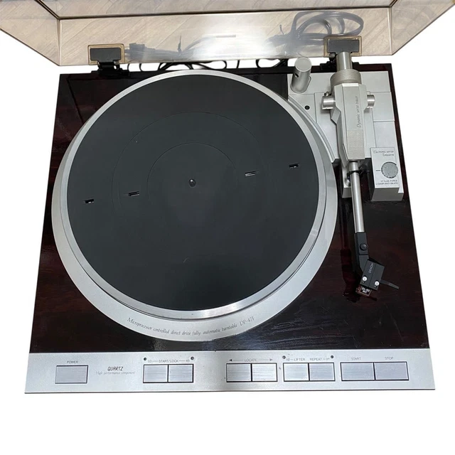DENON DP-47F QUARTZ Lock Turntable with DL-80MC Cartridge