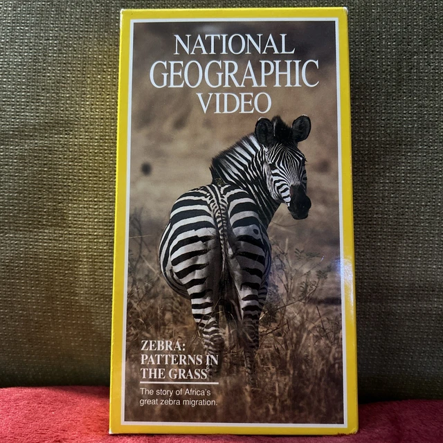 NATIONAL GEOGRAPHIC VIDEO - Zebra: Patterns in the Grass (VHS, 1992) £8