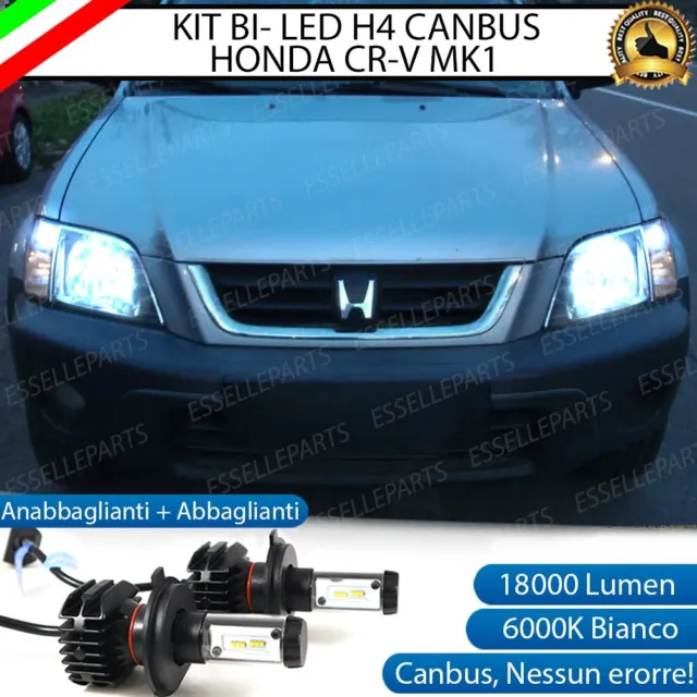 Kit Led H4 6000K Honda Cr-V Mk1 I 18000 Lumen Canbus Xeno Xenon No Avaria