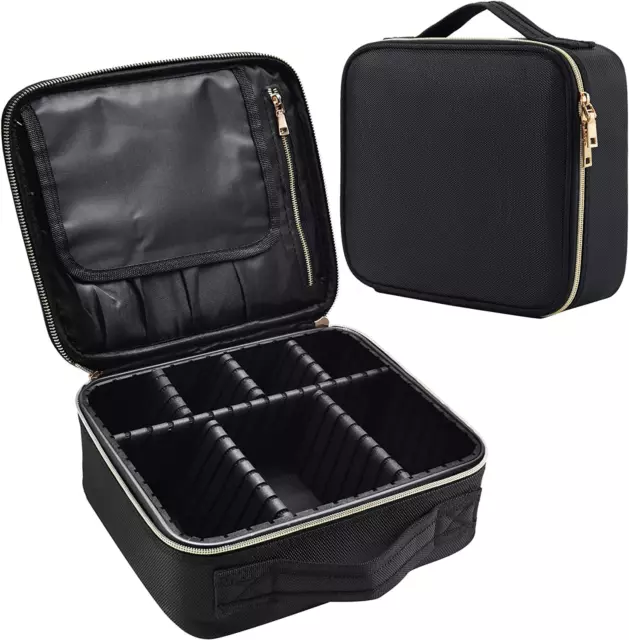 Makeup Bag Cosmetic Case Vanity Travel Beauty Box Make up Train Case