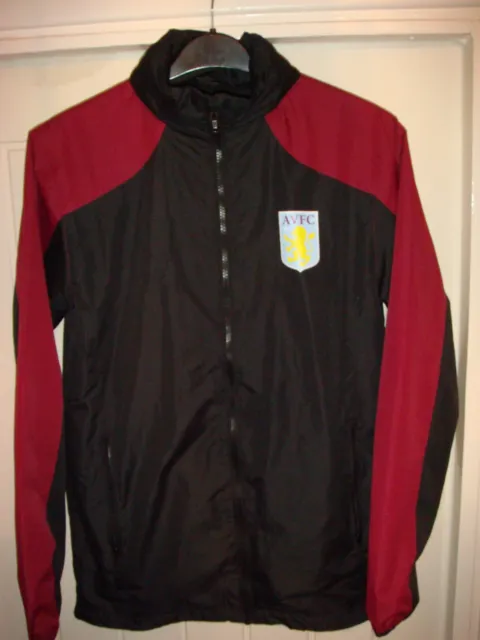 Aston Villa Fc  Football Full Zip Training Jacket Coat - Small Adult -Q46
