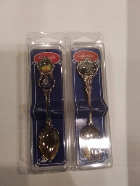 Collectable Souvenir Silverplated Spoons: San Diego & Mission San Luis Rey Dangl