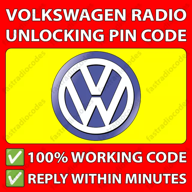 ✅Vw Radio Code Unlock Decode Service Vwz6Z7 Vwz1Z7 Vwzaz2 Radio Fast Service✅