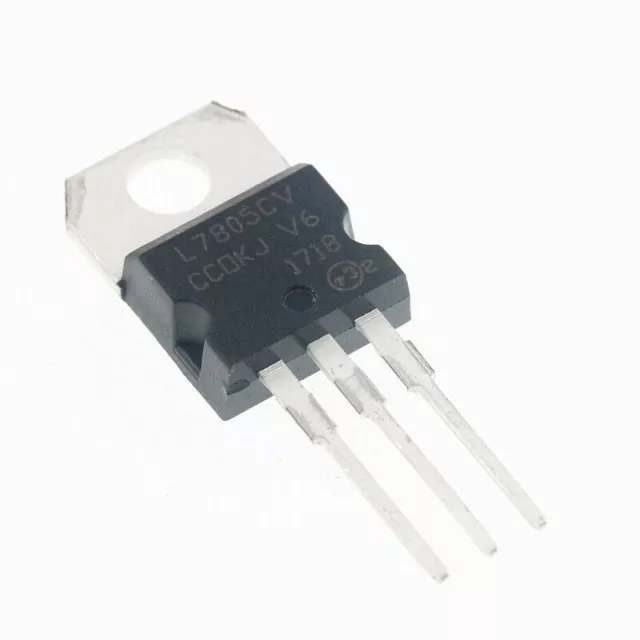 10pcs l7805cv lm7805 mc7805 5v to-220 voltage regulator ic