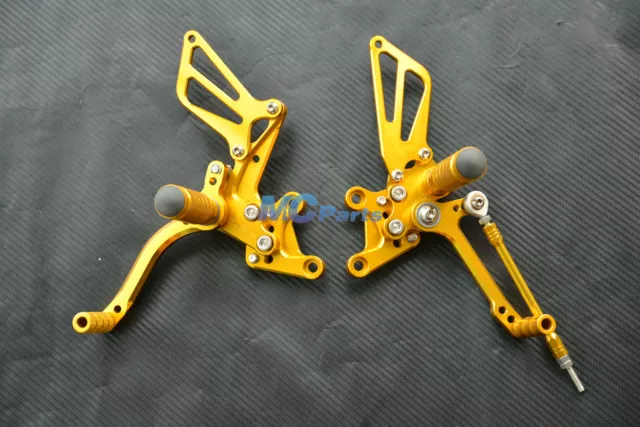 CNC Rearset Foot pegs Rear set For Suzuki Gsxr 600 750 1000 K1 K2 K3 K4 SV650S G